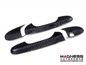 FIAT 500 Exterior Door Handle Kit - Carbon Fiber 